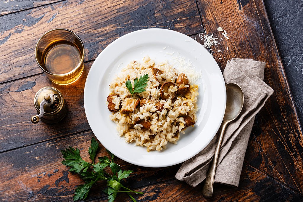 Risotto with Dried Porcini Mushrooms Recipe Pinocchio's Pantry