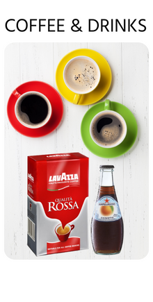 Italian Imported Coffee and Drinks