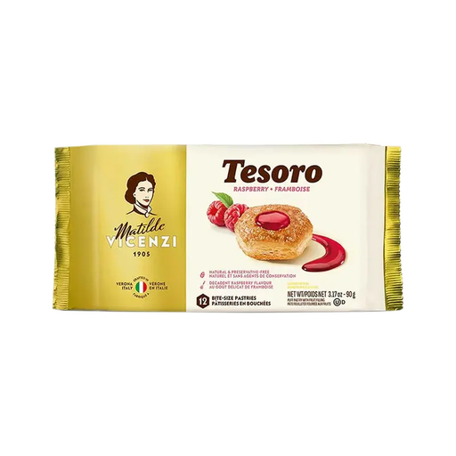 VICENZI Tesoro Raspberry Puff Pastry