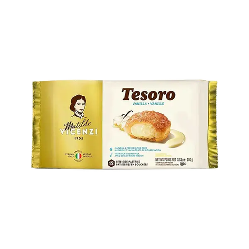 VICENZI Tesoro Vanilla Cream Puff Pastry