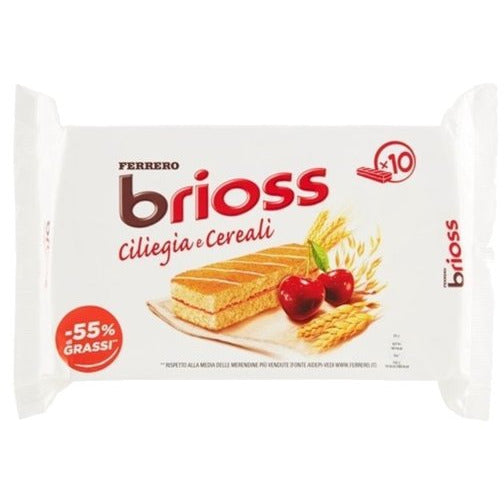 FERRERO Cherry Brioss Snack - 10 count - Pinocchio's Pantry - Authentic Italian Food