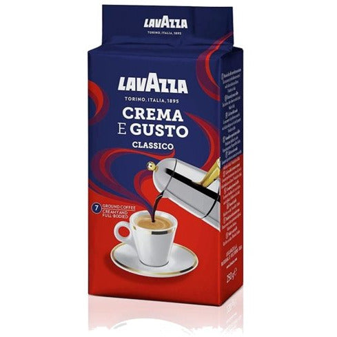 LAVAZZA Caffè Crema e Gusto - 250g (8.8oz) - Pinocchio's Pantry - Authentic Italian Food