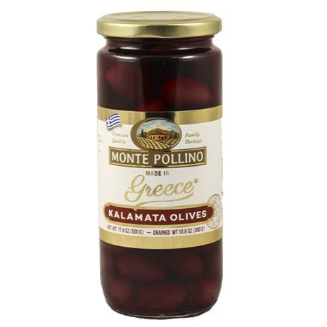 MONTE POLLINO Pitted Kalamata Olives - 500g (17.6oz) - Pinocchio's Pantry - Authentic Italian Food