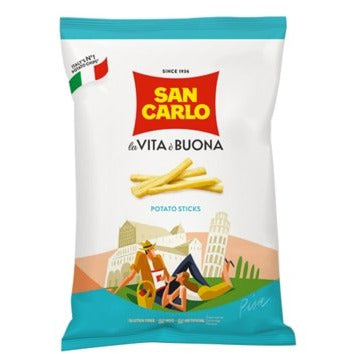 SAN CARLO Potato Chip Sticks - 50g (1.76oz) - Pinocchio's Pantry - Authentic Italian Food