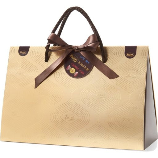 ZAINI Milk & Dark Chocolate Boule D’or Handbag - 173g (6.10oz) - Pinocchio's Pantry - Authentic Italian Food