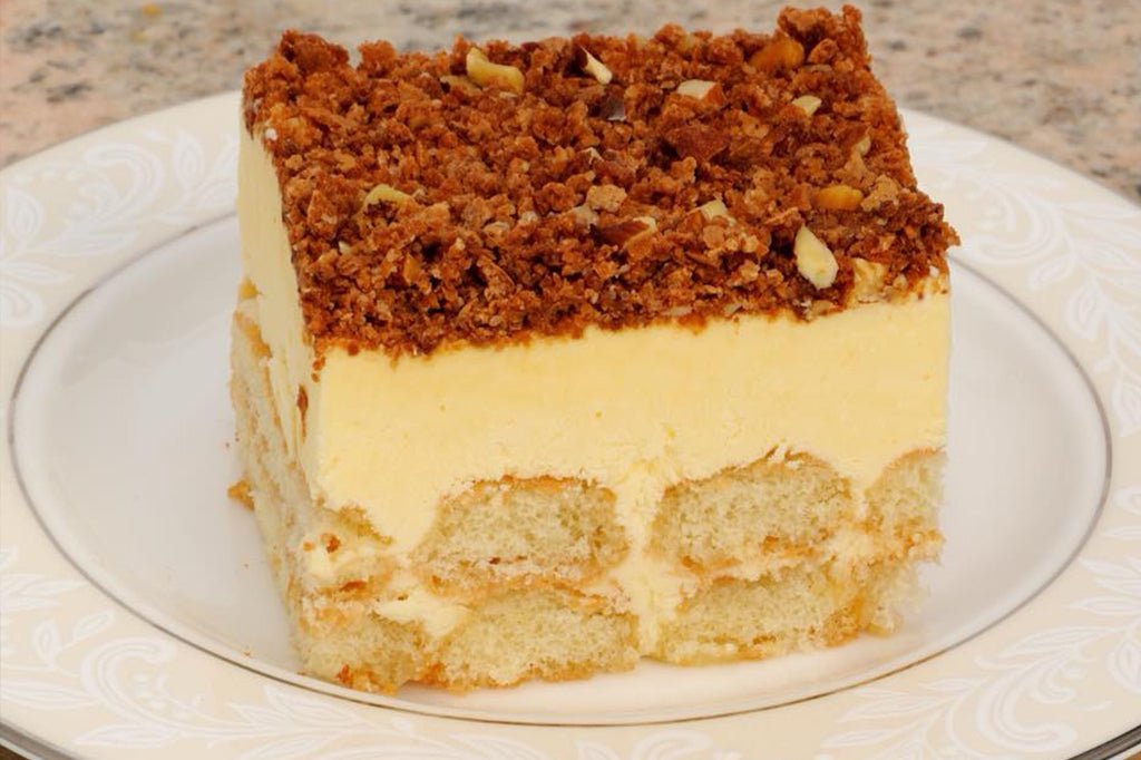 Almond Cream Cake Recipe (Almond Tiramisù) - Pinocchio's Pantry - Authentic Italian Food