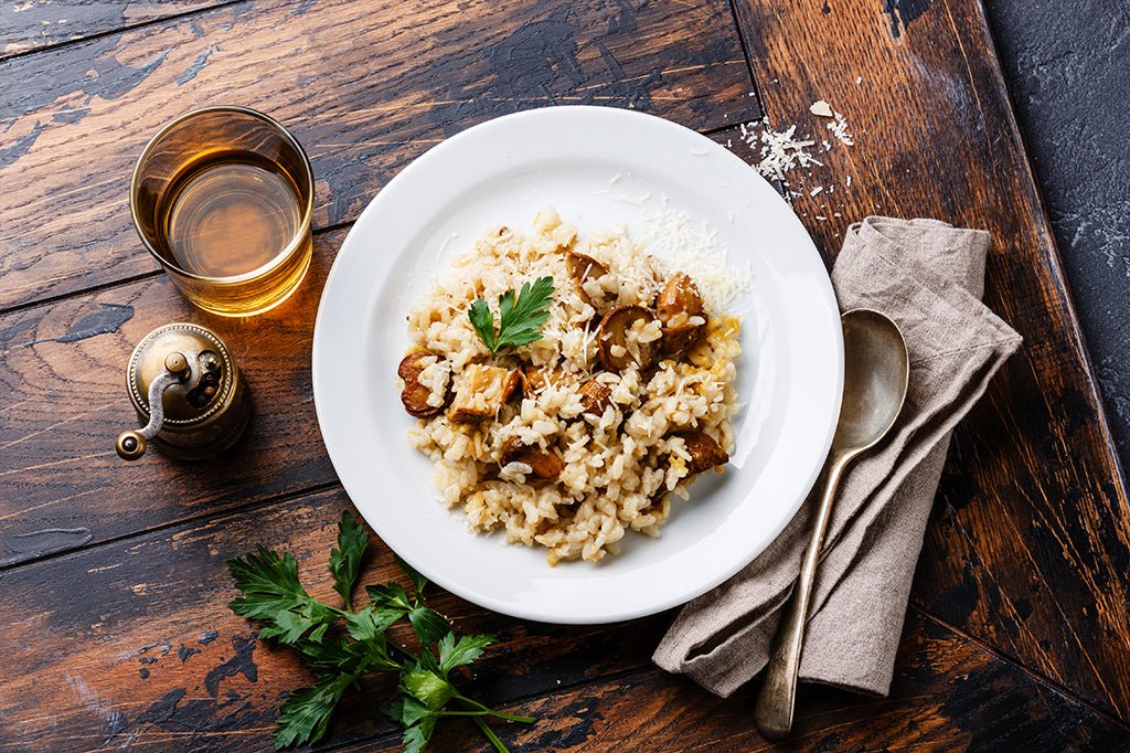 Risotto with Dried Porcini Mushrooms Recipe - Pinocchio's Pantry - Authentic Italian Food