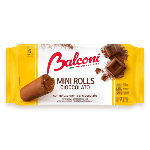 BALCONI Mini Rolls with Chocolate Cake