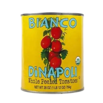 BIANCO DI NAPOLI Organic Whole Peeled Tomatoes