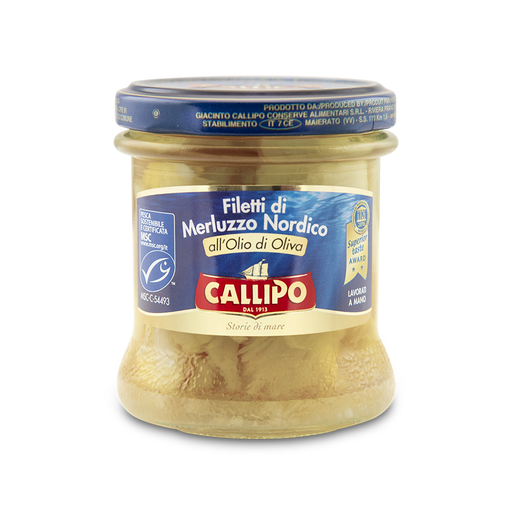 CALLIPO Pacific Cod Fillets in Olive Oil