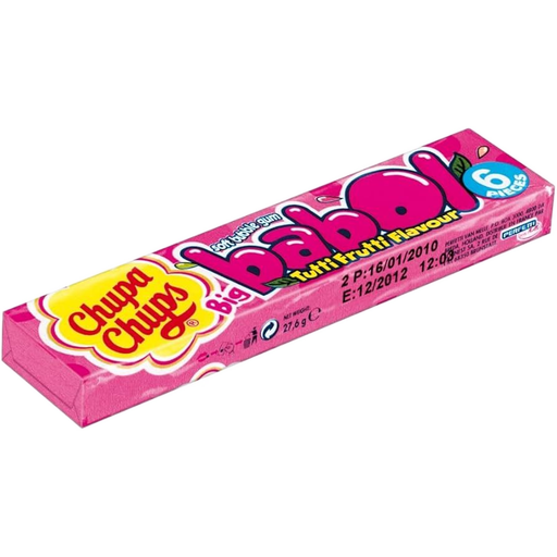 CHUPA CHUPS Big Babol Tutti Frutti - 6 count