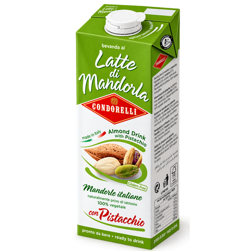 CONDORELLI Latte di Mandorla with Pistacchio