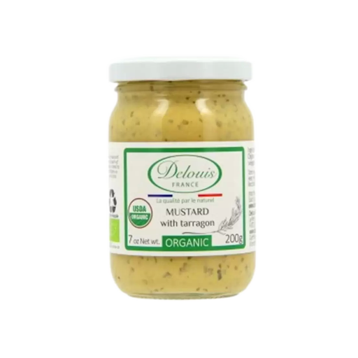 DELOUIS FRANCE Organic Tarragon Mustard