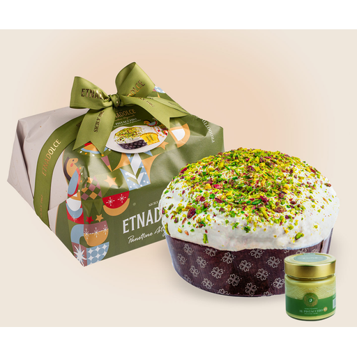ETNADOLCE Panettone Pistachio + Pistachio Cream