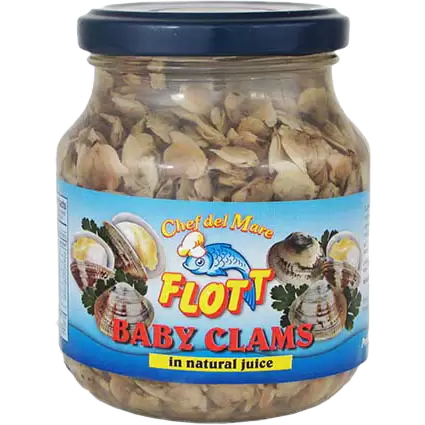 FLOTT Baby Clams in Natural Juice