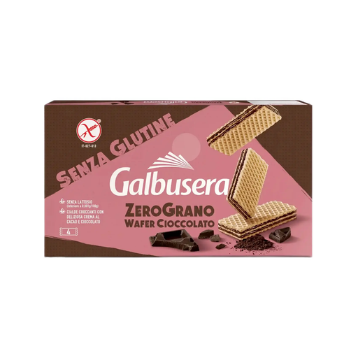 GALBUSERA Gluten Free Zerograno Chocolate Cream Wafer