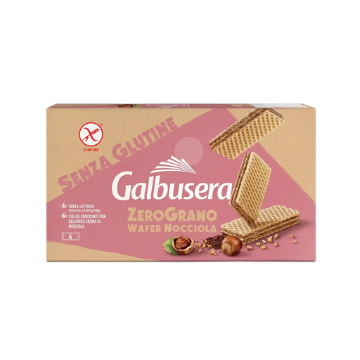 GALBUSERA Gluten Free Zerograno Hazelnut Cream Wafer