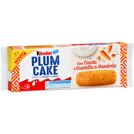 KINDER  Plumcake Carrots & Almonds Snack