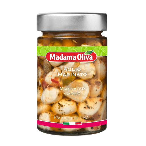 MADAMA OLIVA Marinated Garlic In Oil & Spices