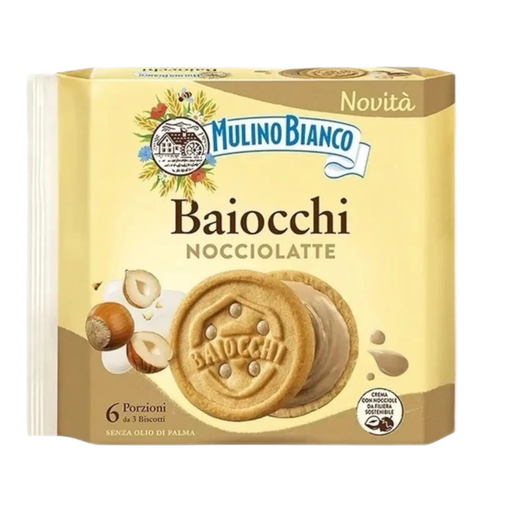 MULINO BIANCO Baiocchi Nocciolatte Cookies