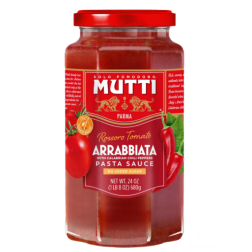 MUTTI Rossoro Tomato Arrabbiata Pasta Sauce
