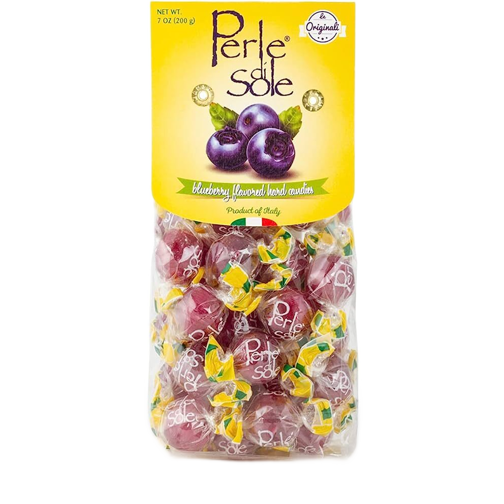 PERLE DI SOLE Blueberry Drop Candies - 200g (7oz)