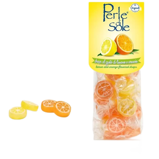 PERLE DI SOLE Lemon & Orange Slice Hard Candy