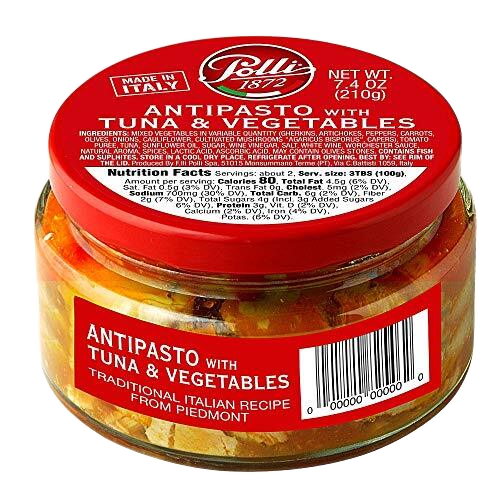 POLLI Antipasto with Tuna & Vegetables