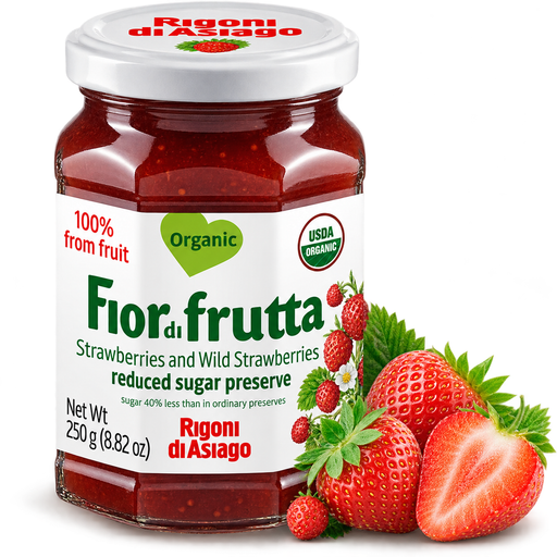 RIGONI Strawberries & Wild Strawberries Fruit Spread