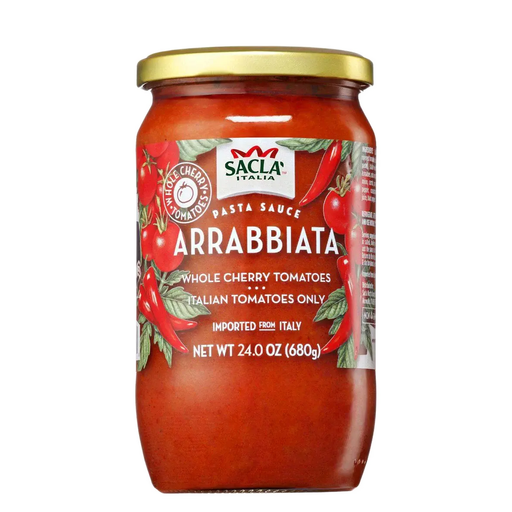 SACLA Whole Cherry Tomatoes Arrabbiata Pasta Sauce