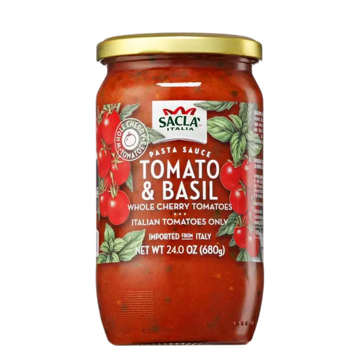 SACLA Whole Cherry Tomatoes & Basil Pasta Sauce