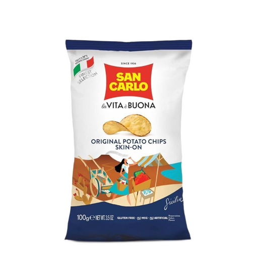 SAN CARLO Original Potato Chips Skin-On