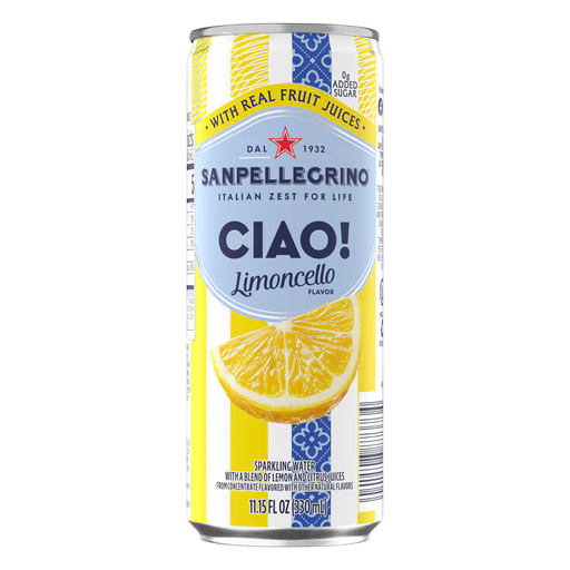 SAN PELLEGRINO CIAO! Limoncello Flavored Sparkling Water
