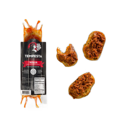 TEMPESTA Nduja Spicy Spreadable Salami Calabrese