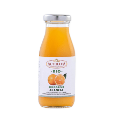 ACHILLEA Organic Orange Juice & Pulp - 200ml (6.8fl. oz) - Pinocchio's Pantry - Authentic Italian Food