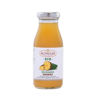 ACHILLEA Organic Pineapple Juice & Pulp - 200ml (6.8fl. oz) - Pinocchio's Pantry - Authentic Italian Food