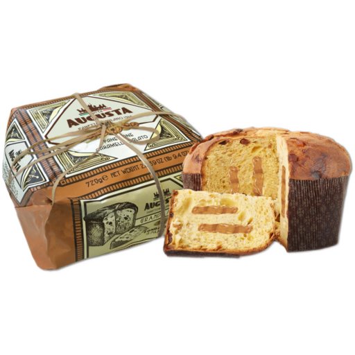 AUGUSTA Salted Caramel Panettone - 750g (1.66lb) - Pinocchio's Pantry - Authentic Italian Food