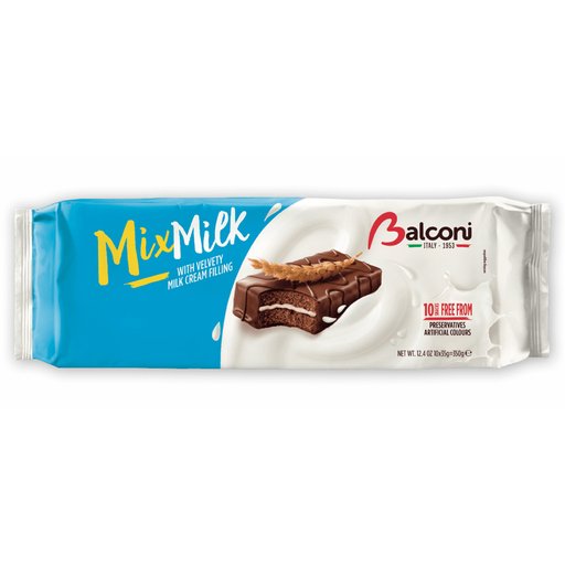 BALCONI Mix Milk Cake Snacks - 10 count - Pinocchio's Pantry - Authentic Italian Food