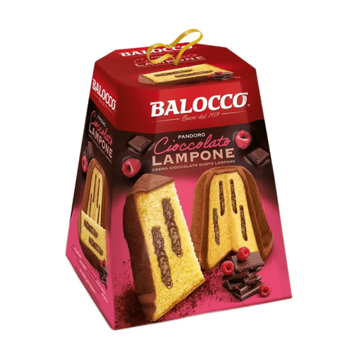 BALOCCO Pandoro Cioccolato Lampone - 800g (1.76lb) - Pinocchio's Pantry - Authentic Italian Food