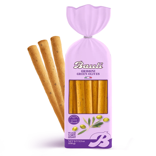 BAULI Green Olives Breadsticks - 150g (5.2oz) - Pinocchio's Pantry - Authentic Italian Food
