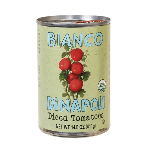 BIANCO DI NAPOLI Organic Diced Tomatoes - 411g (14.5oz) - Pinocchio's Pantry - Authentic Italian Food