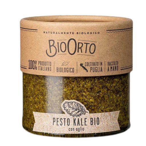 BIO ORTO Organic Kale Pesto - 180g (6.35oz) - Pinocchio's Pantry - Authentic Italian Food