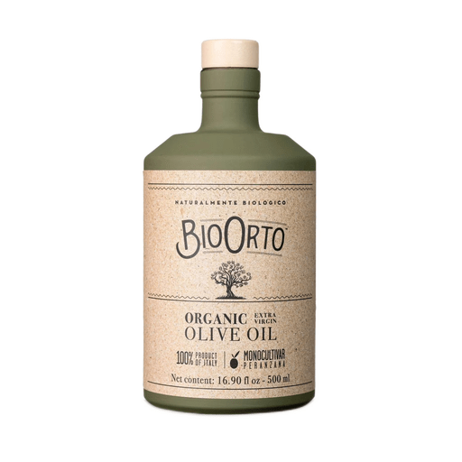 BIO ORTO Organic “Peranzana” Extra Virgin Olive Oil - 500ml (16.9fl. oz) - Pinocchio's Pantry - Authentic Italian Food