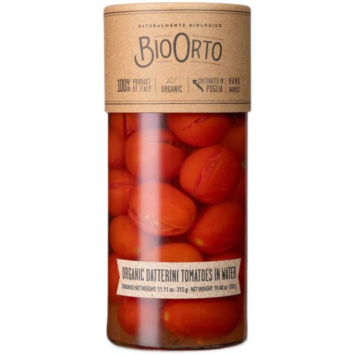 BIO ORTO Organic Red Datterini Tomatoes - 550g (19.40oz) - Pinocchio's Pantry - Authentic Italian Food