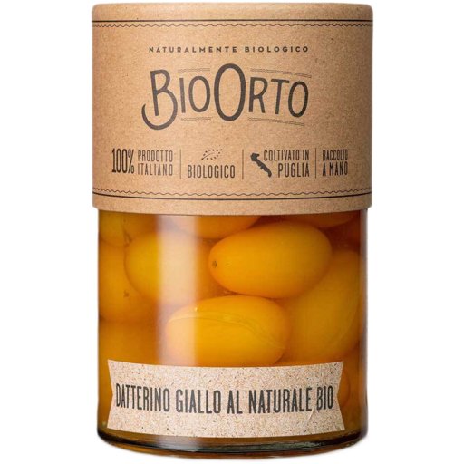 BIO ORTO Organic Yellow Datterini Tomatoes - 360g (12.70oz) - Pinocchio's Pantry - Authentic Italian Food