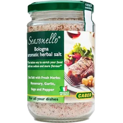 CABER Seasonello Aromatic Sea Salt - 300g (10.5oz) - Pinocchio's Pantry - Authentic Italian Food