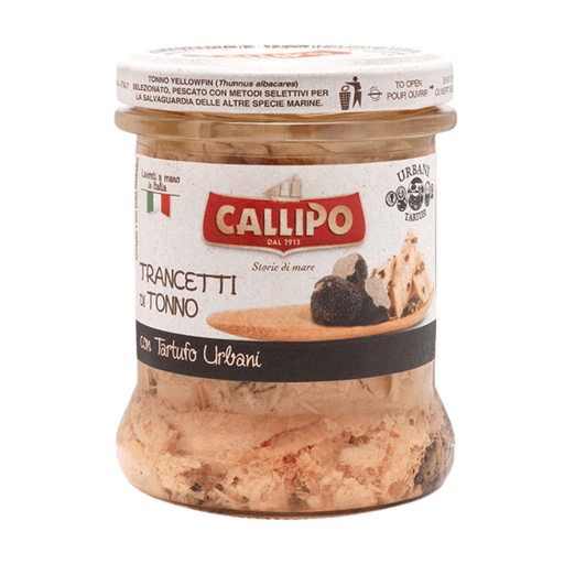 CALLIPO Tuna Chunks with Black Truffle - 170g (5.99oz) - Pinocchio's Pantry - Authentic Italian Food