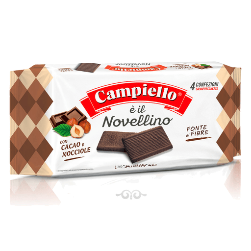 CAMPIELLO Novellini Cacao Cookies - 360g (12.7oz) - Pinocchio's Pantry - Authentic Italian Food
