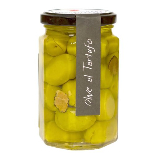 CASINA ROSSA Olives with Truffle - 280g (9.9oz) - Pinocchio's Pantry - Authentic Italian Food