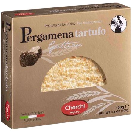 CHERCHI Pane Carasau with Truffle - 100g (3.5oz) - Pinocchio's Pantry - Authentic Italian Food